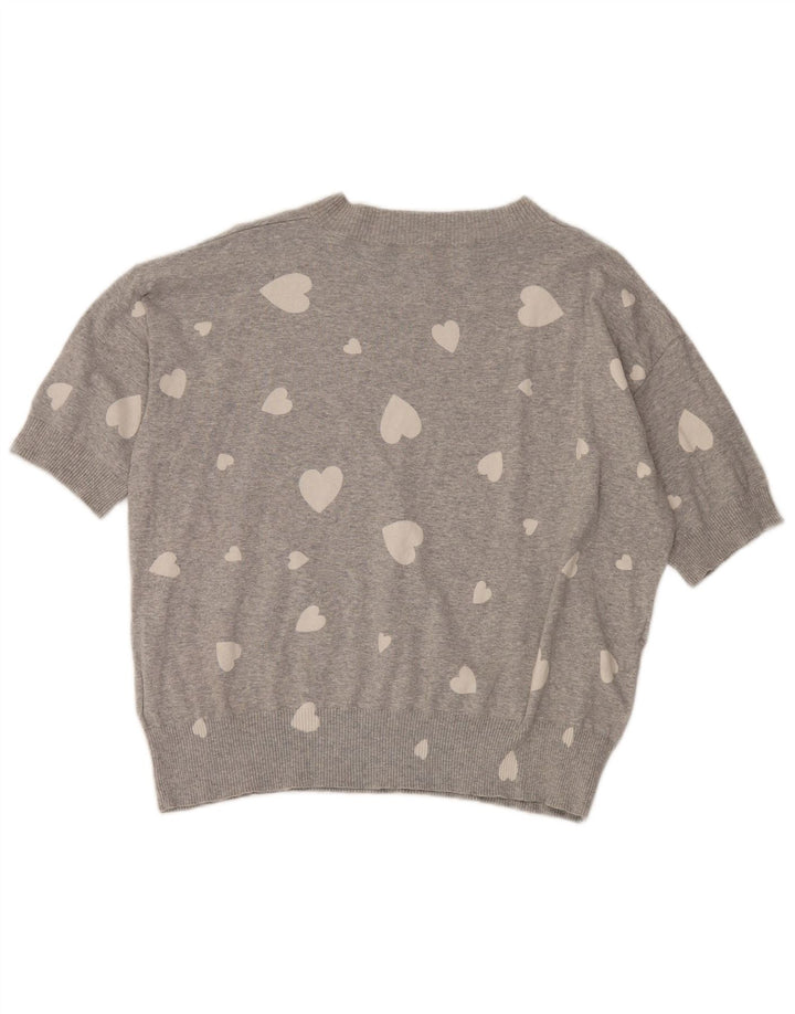 Pulover pentru femei Marks & Spencer, cu model abstract, cu decolteu rotund, UK 16 L