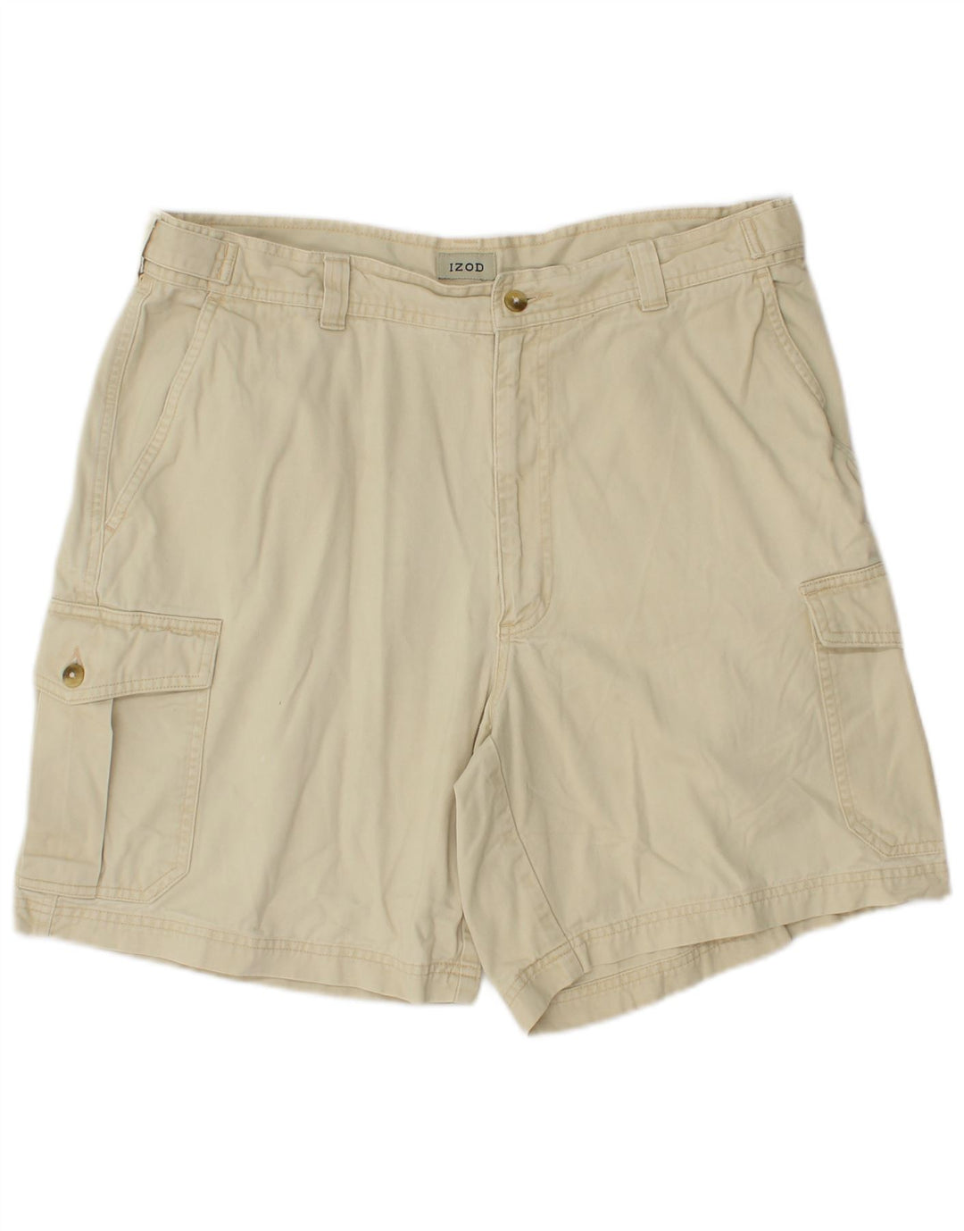 Pantaloni scurți cargo pentru bărbați IZOD W34 mare, bej, bumbac