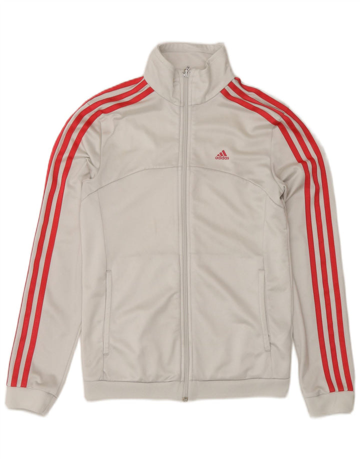 Jachetă de trening pentru femei Adidas UK 4/6 XS poliester alb