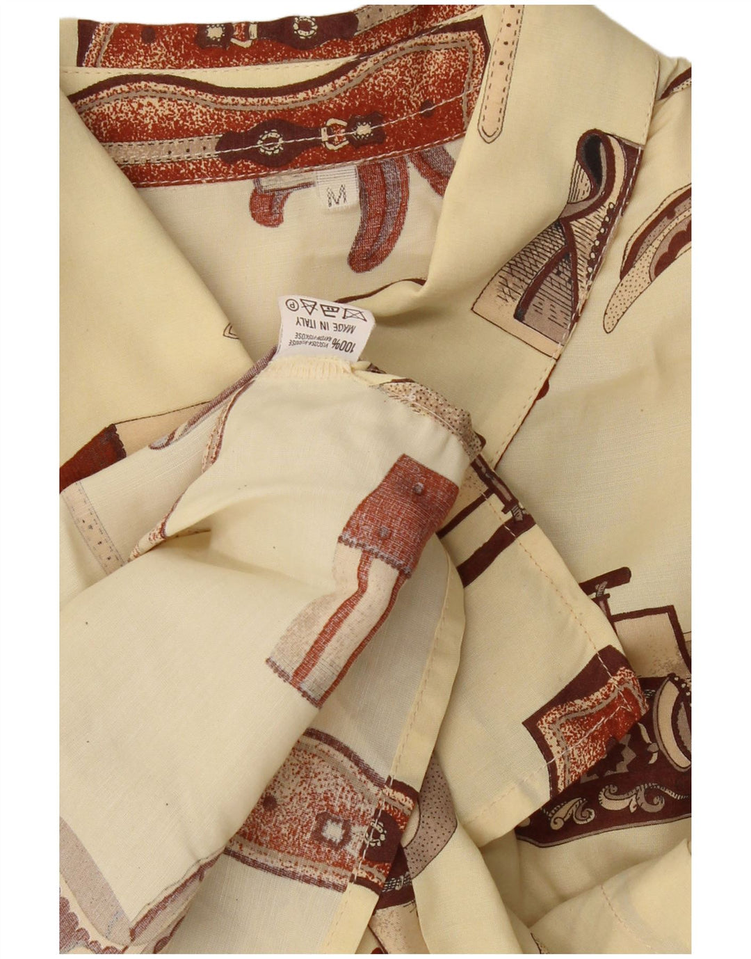 Bluză cămașă supradimensionată pentru femei VINTAGE UK 14 Medium Off White