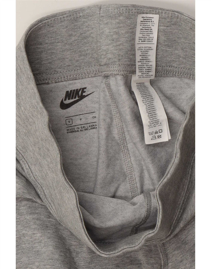 Leggings grafic Nike pentru femei UK 10, bumbac gri mic
