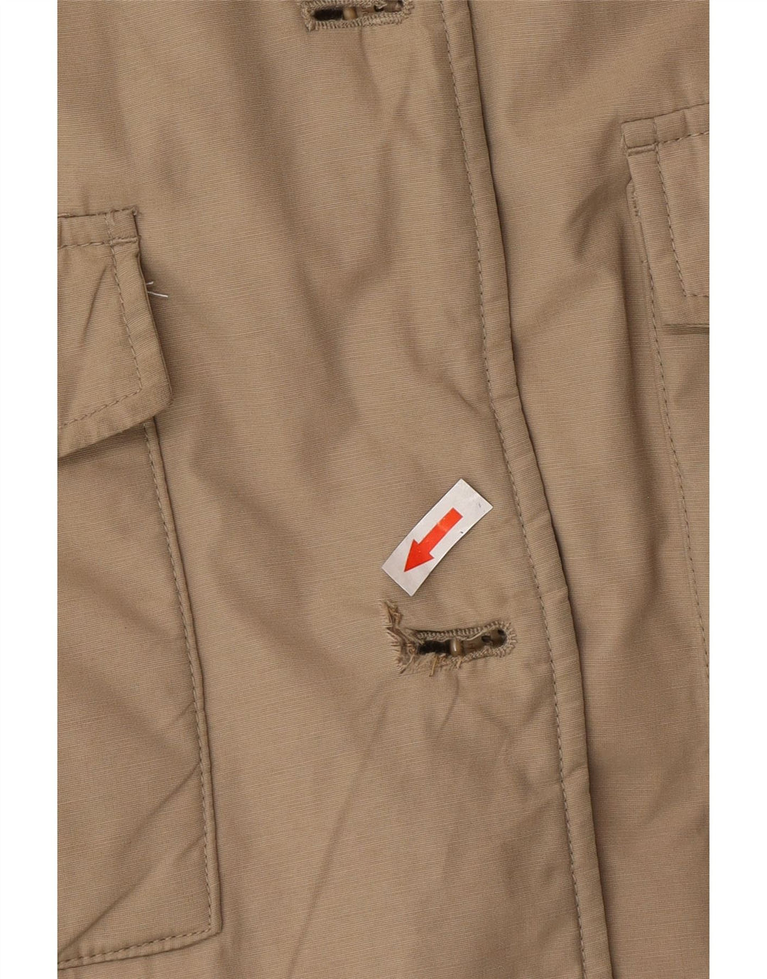 Jachetă Woolrich pentru fete, cu glugă, 11-12 ani, bej