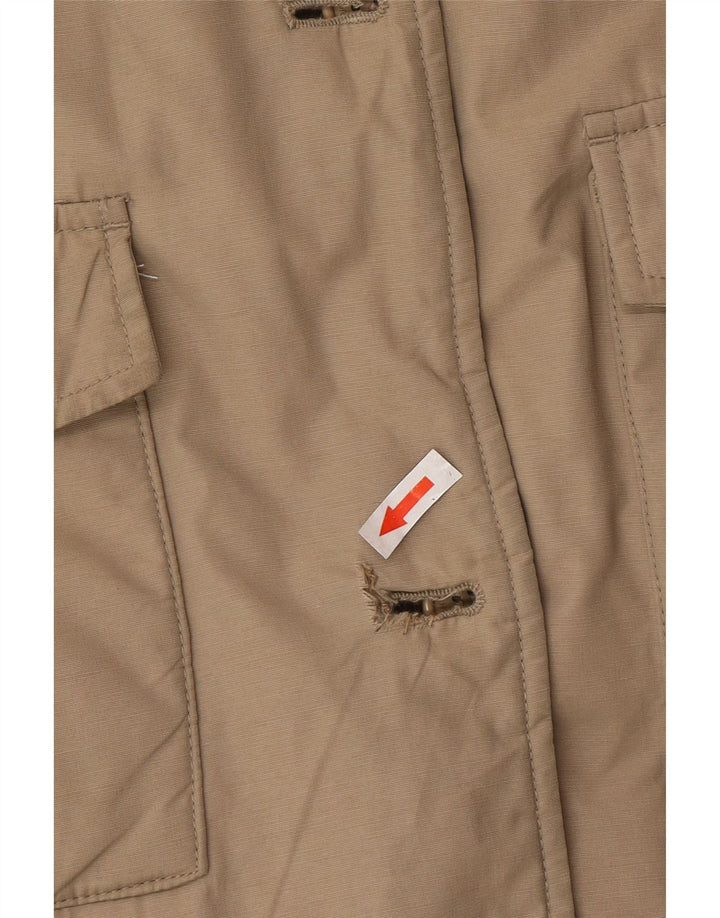 Jachetă Woolrich pentru fete, cu glugă, 11-12 ani, bej