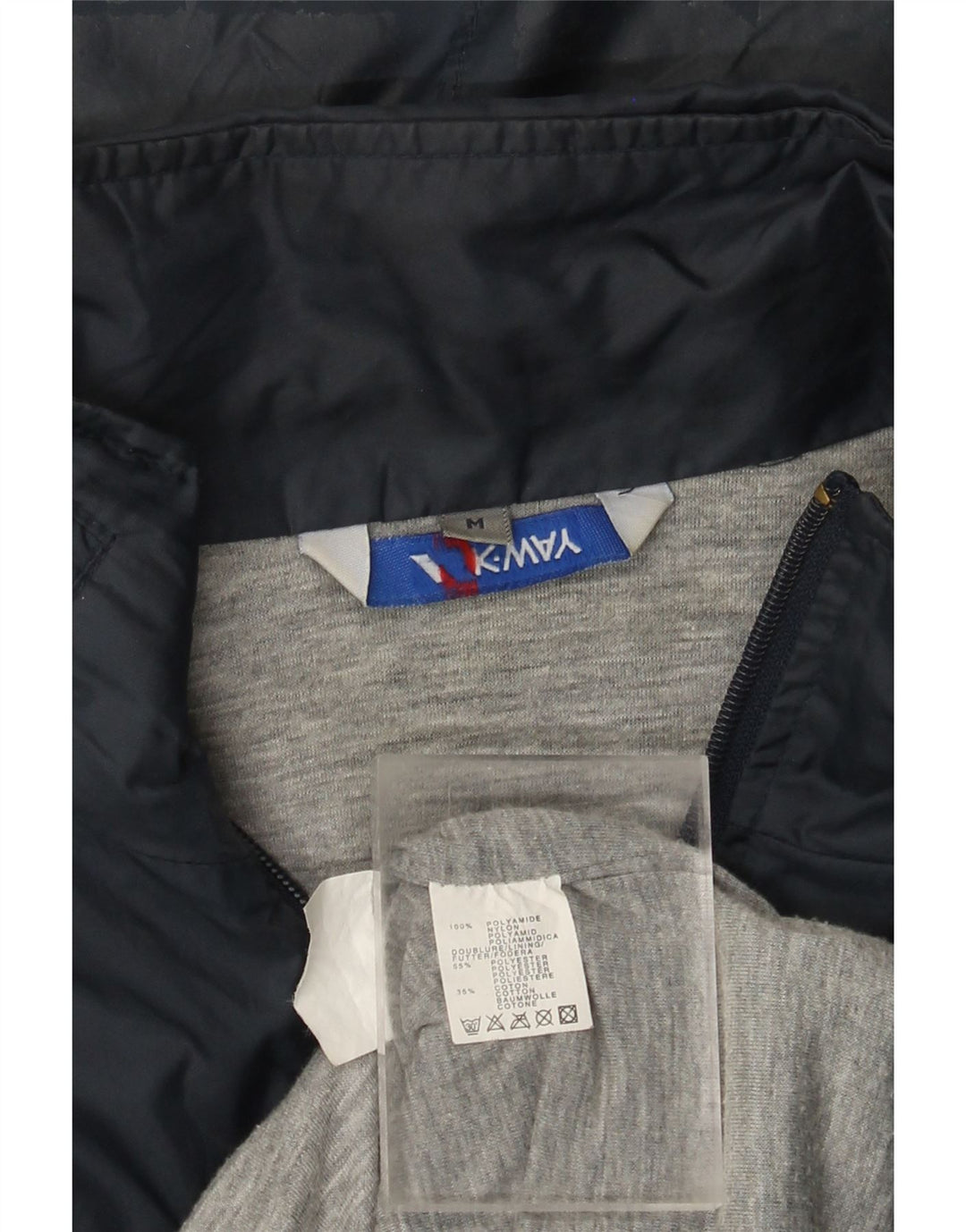 Jachetă de ploaie cu glugă pentru bărbați K-WAY UK 38 Mediu Poliamidă bleumarin