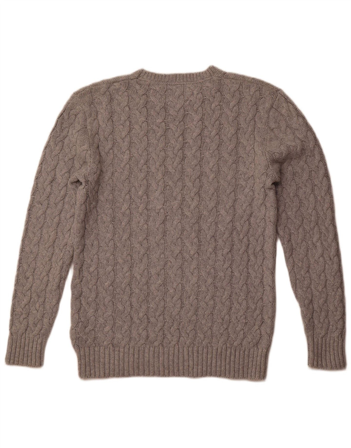 TOMMY HILFIGER Pulover pentru bărbați, cu decolteu rotund, cu tăiere obișnuită, bumbac, gri mic