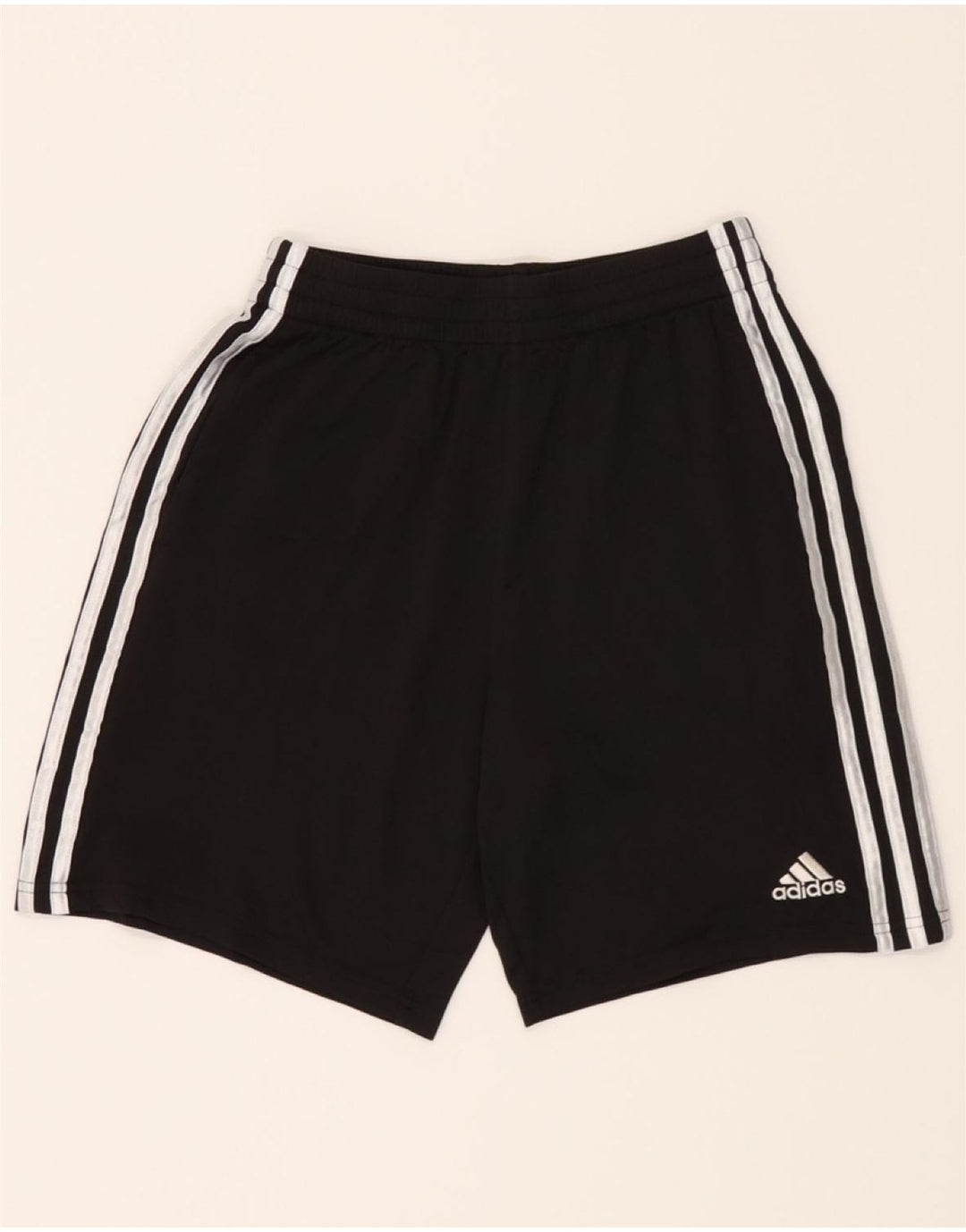 ADIDAS Boys Sport Shorts 13-14 Years Large Black Polyester Vintage Adidas and Second-Hand Adidas from Messina Hembry 