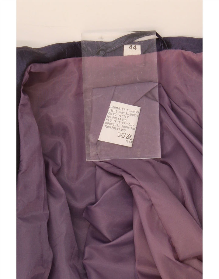 VINTAGE Womens Oversized Overcoat EU 44 XL Purple Polyamide Vintage Vintage and Second-Hand Vintage from Messina Hembry 