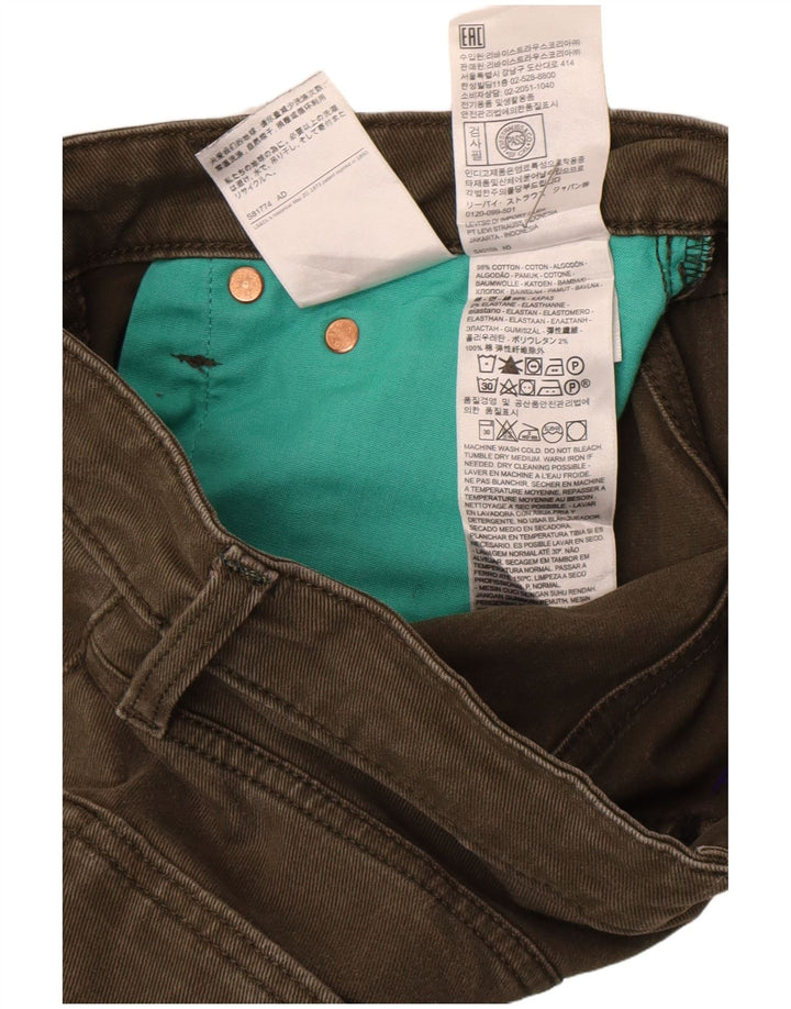 Blugi Levi's 511 Slim pentru bărbați W28 L26 bumbac verde