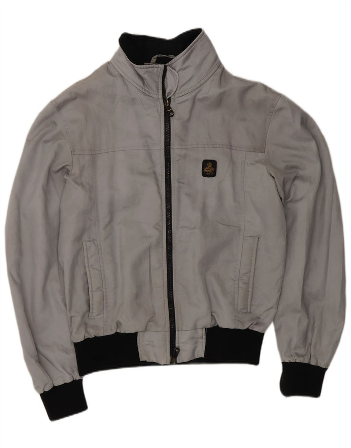Jachetă de ploaie Bomber pentru femei Refrigiwear UK 14 Medium Gri Colorblock