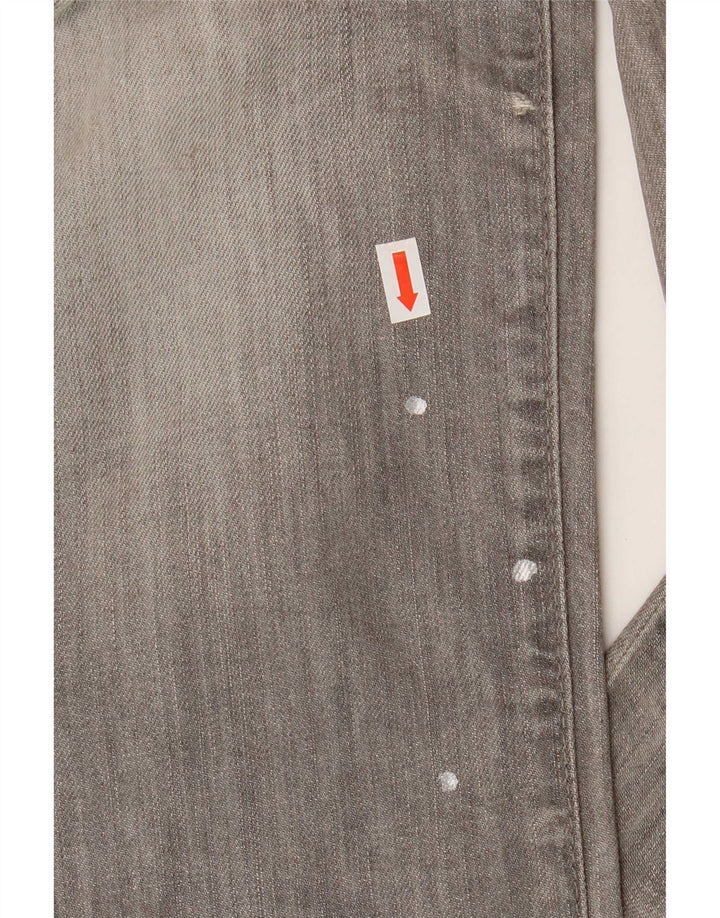 Dsquared2 Blugi skinny pentru bărbați, învechiți, IT 46 Small W32 L32 Gri cu pete