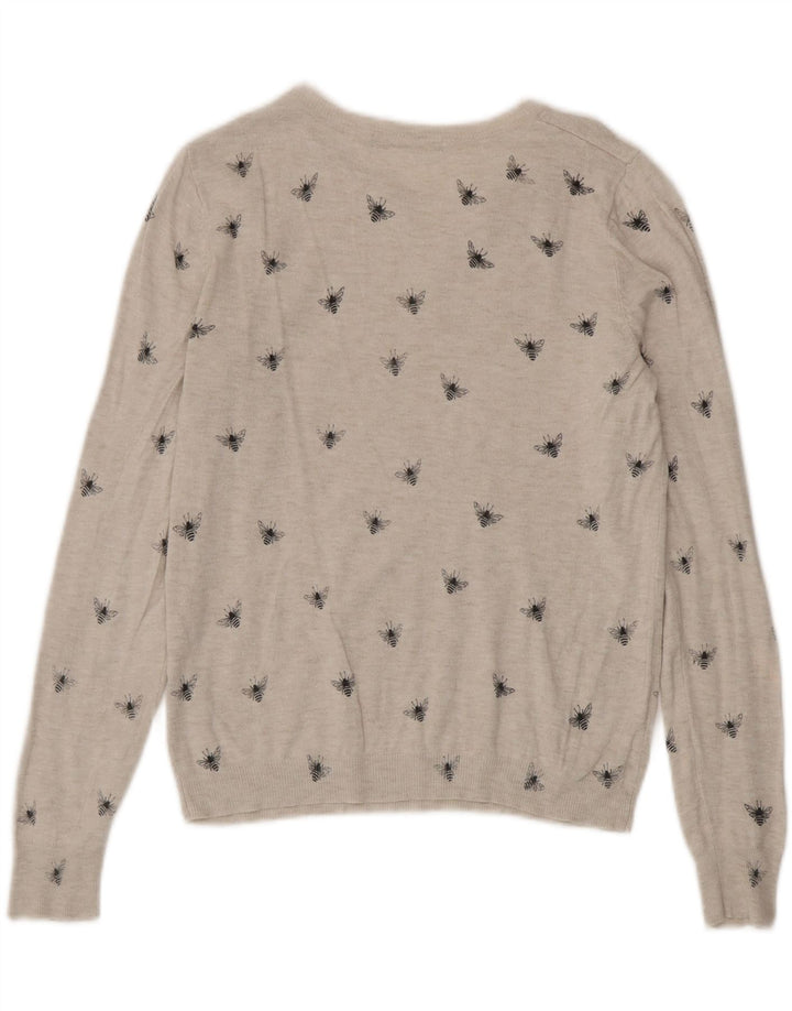 Pulover pentru femei Marks & Spencer cu gât de barcă UK 8 Small Gri