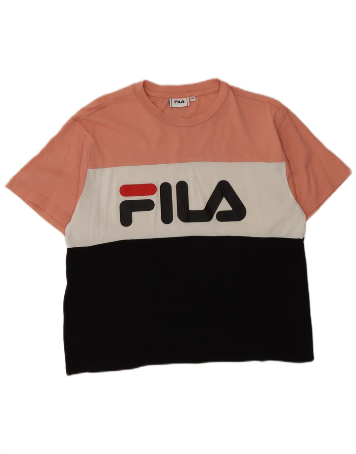 Tricou cu grafic pentru femei Fila Top UK 14 Medium Multicolor Colorblock