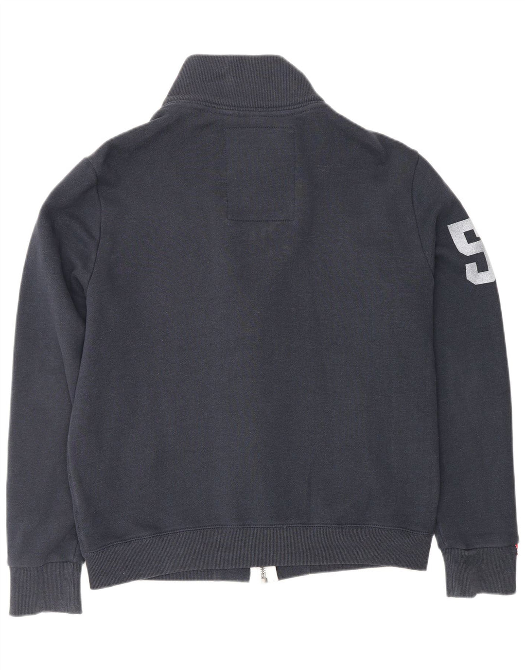 SUPERDRY Jachetă de trening grafică pentru antrenament și teren pentru bărbați, mare, bleumarin