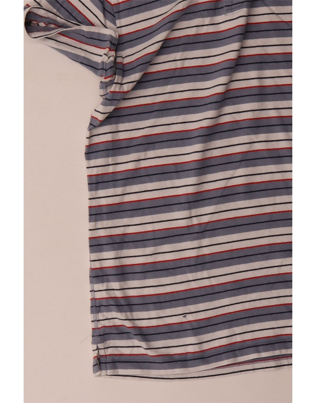 Tricou polo pentru bărbați Superdry, bumbac cu dungi albastre medii