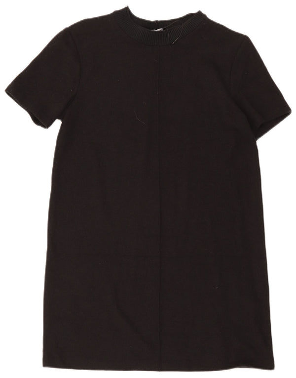 Rochie femeie Zara Shift UK 12 Medium Black Bumbac