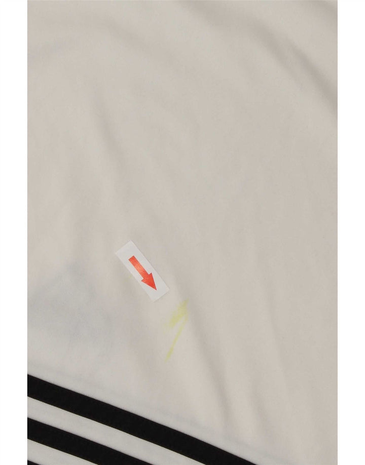 Pantaloni scurți sport pentru bărbați Adidas Climalite, poliester alb mic