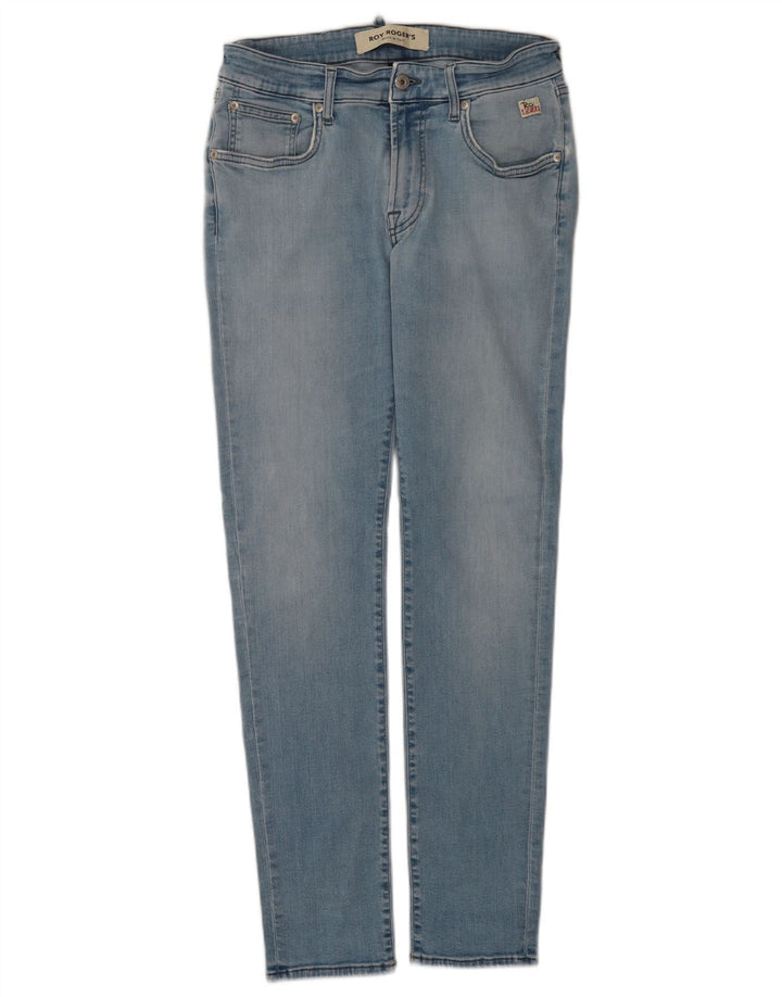 Blugi slim pentru femei Roy Rogers W33 L30 bumbac albastru