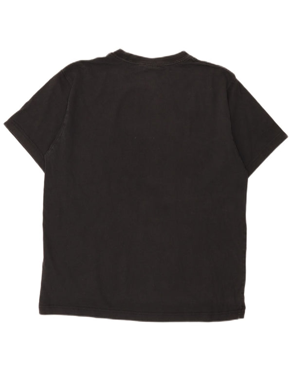Tricou grafic Adidas pentru bărbați Top mare din bumbac negru