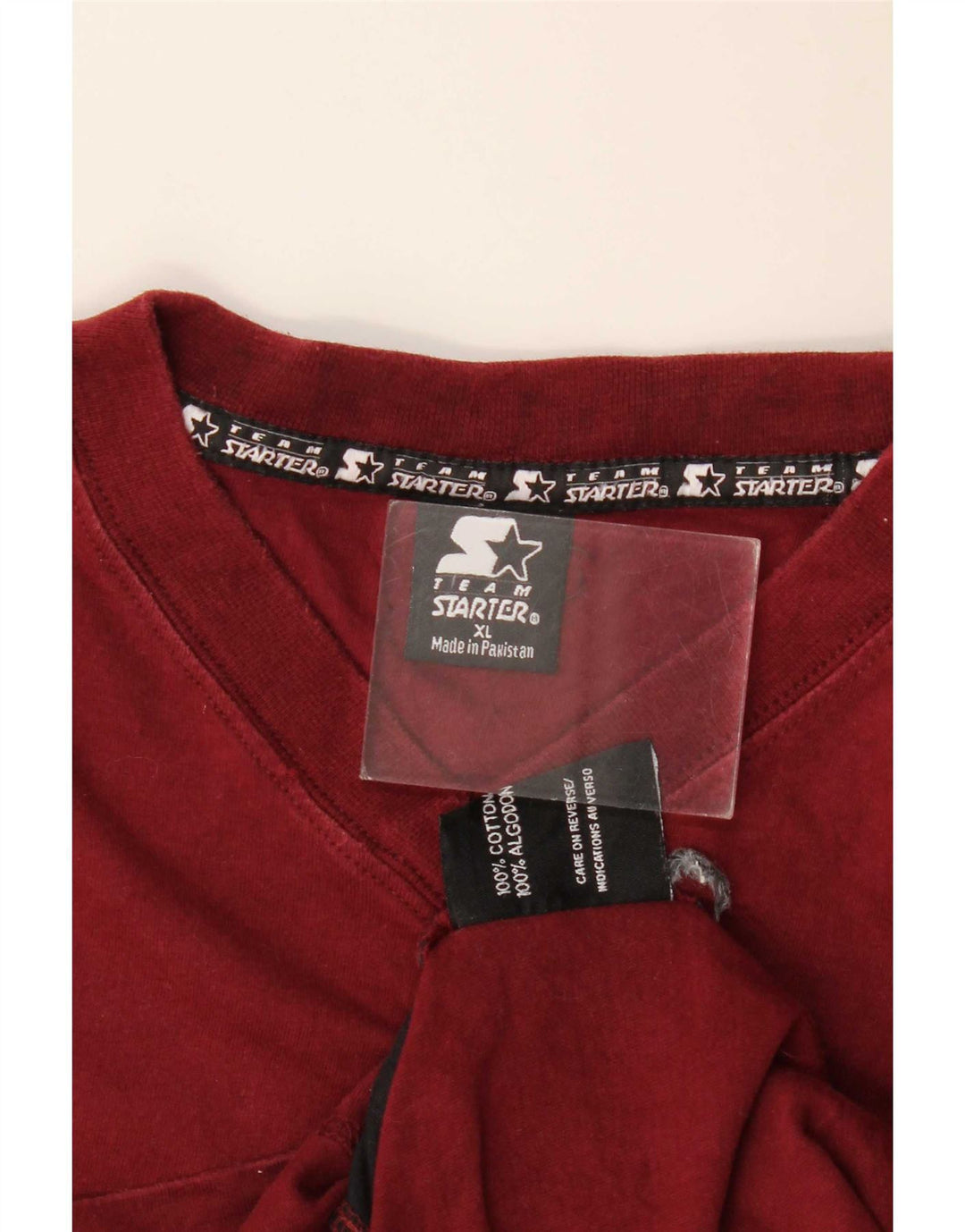 Vest Top pentru bărbați Starter XL Bumbac Burgundy