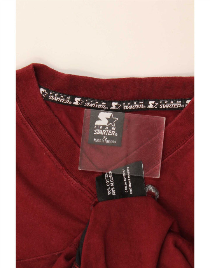 Vest Top pentru bărbați Starter XL Bumbac Burgundy