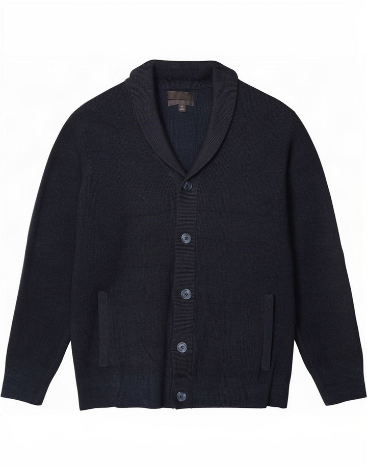 Pulover cardigan pentru bărbați Marks & Spencer XL poliester bleumarin