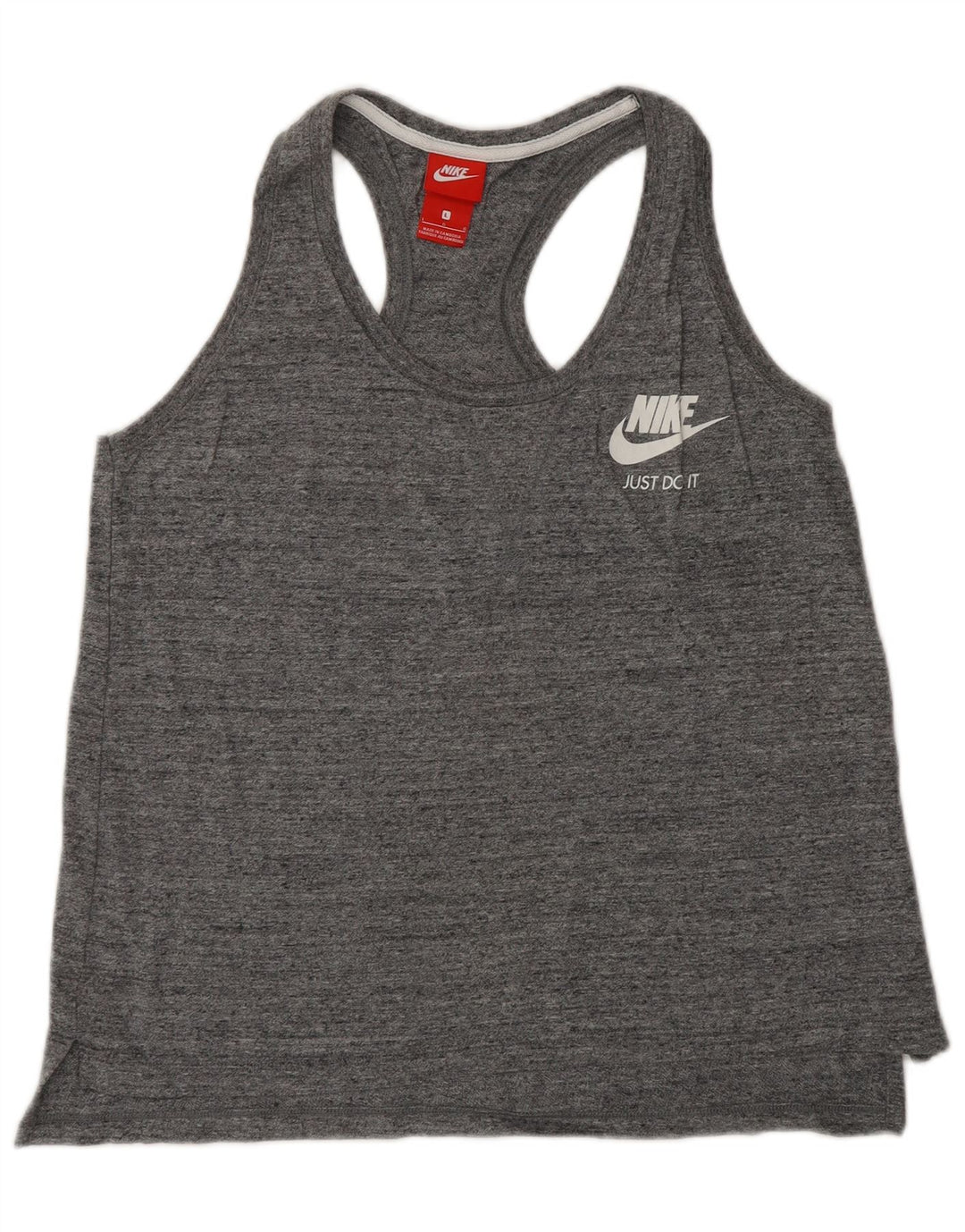 Vestă pentru femei NIKE UK 14 mare, gri bumbac cu pete