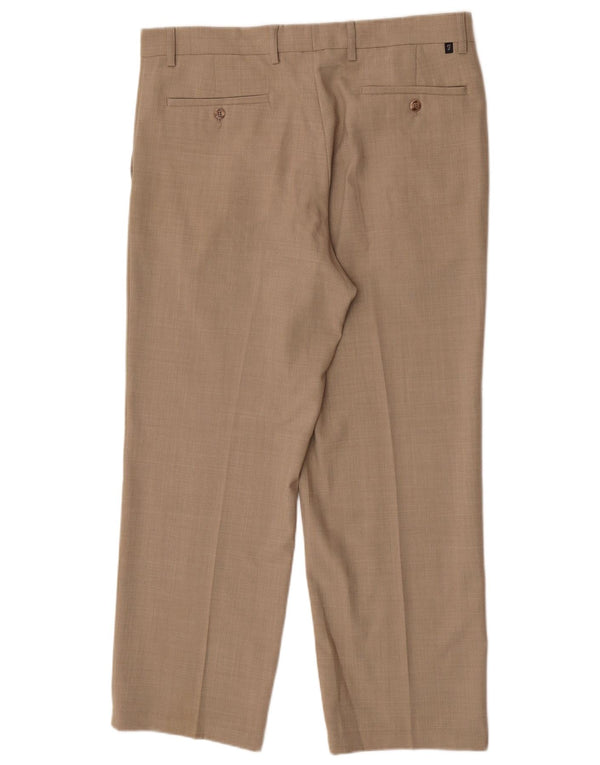 Farah Pantaloni drepți pentru bărbați L36 L29 poliester bej