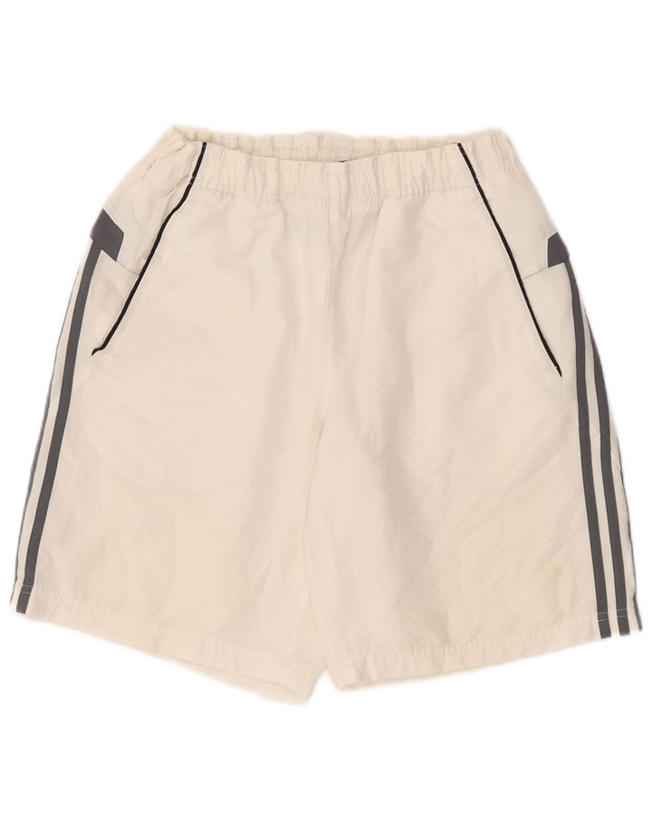 Pantaloni scurți sport pentru bărbați Adidas Climacool, alb mediu, color block