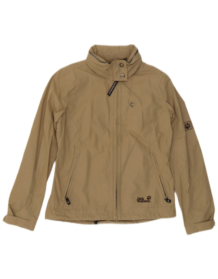 Jack Wolfskin jachetă bomber cu glugă pentru femei UK 16 mare kaki