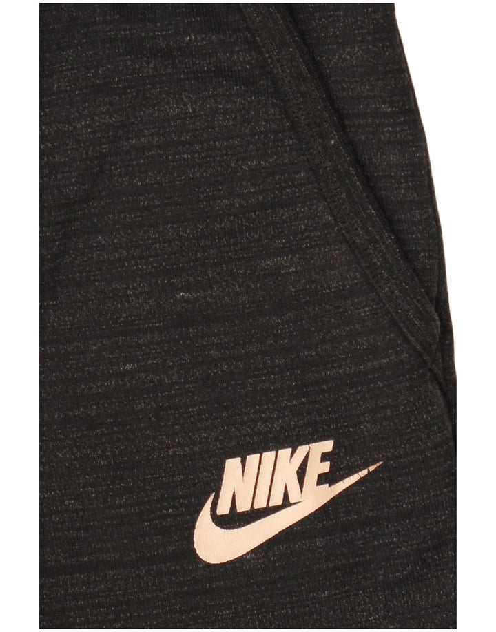 Pantaloni de trening NIKE pentru bărbați, bumbac cu pete negru medii