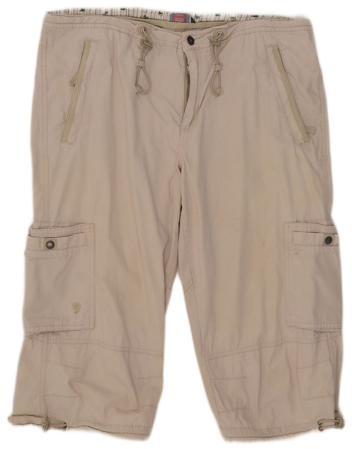 Pantaloni scurți cargo pentru bărbați Fat Face W38 XL, bumbac bej