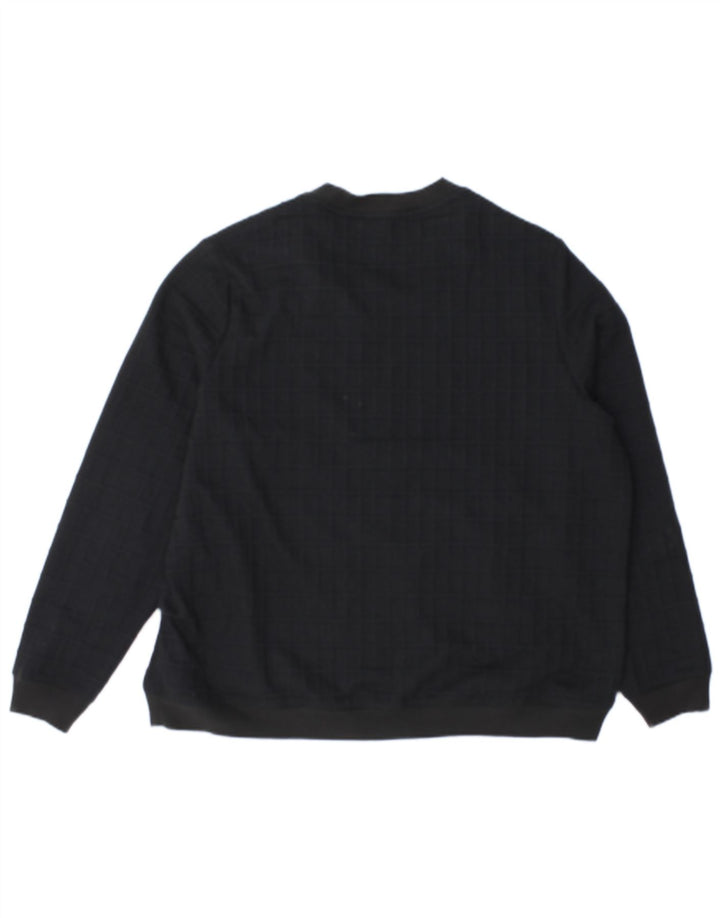 Jachetă de trening pentru femei Marks & Spencer UK 20 2XL Poliester cu check negru