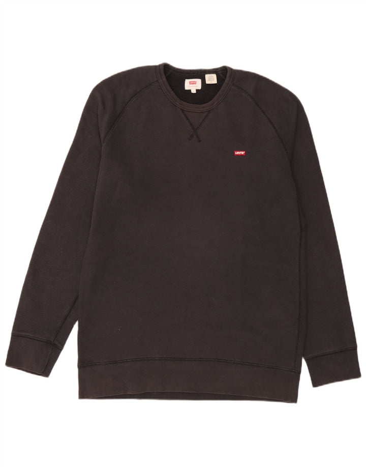 Pulover pentru bărbați Levi's Pulover mare, negru, bumbac
