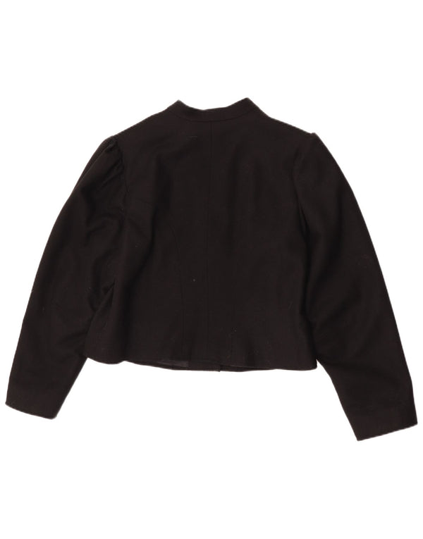 Jachetă Bolero Vintage pentru femei UK 14 Medium Black