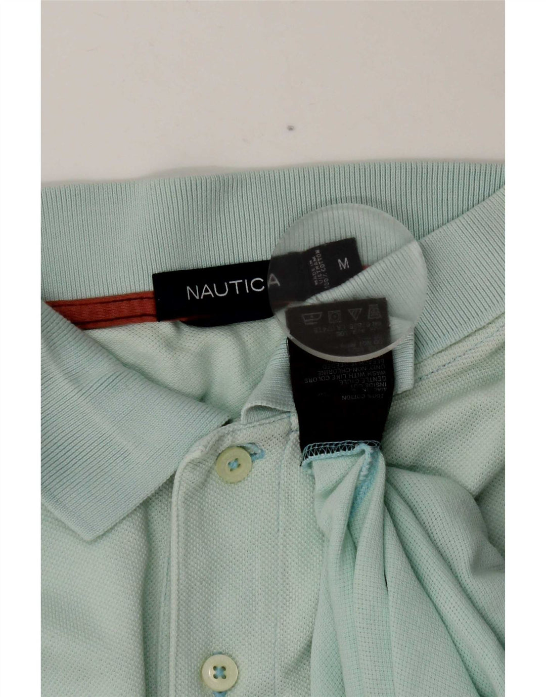 Tricou polo Nautica pentru bărbați, bumbac verde mediu