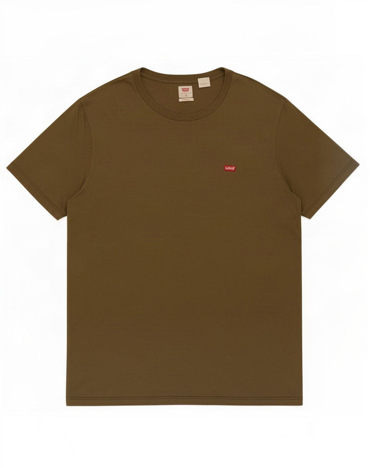 Tricou standard pentru bărbați Levi's Top Mediu Kaki Bumbac