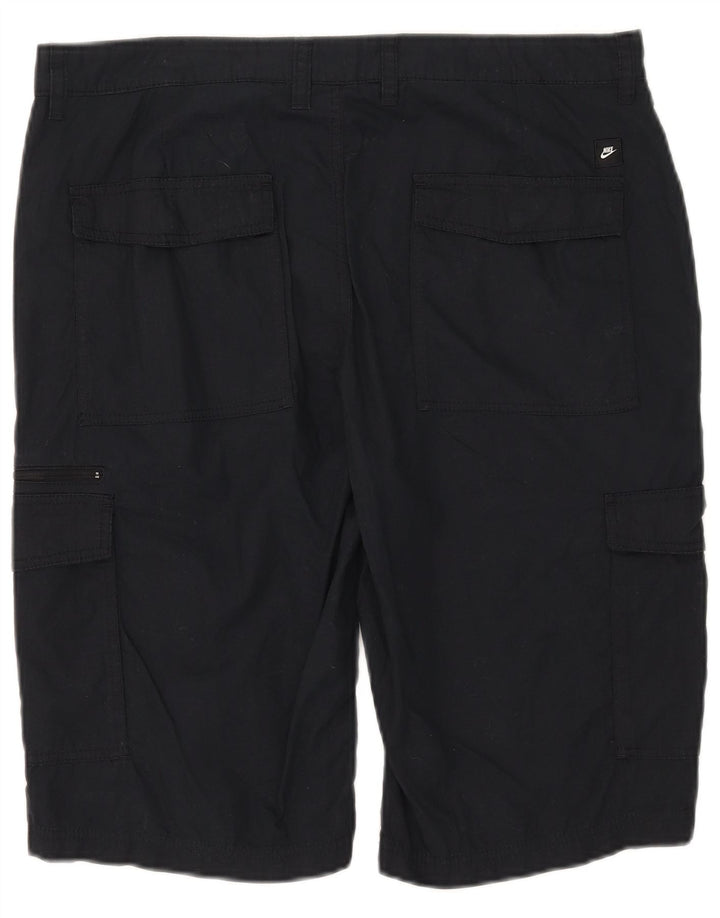 Pantaloni scurți cargo Nike pentru bărbați W36, mari, negru, bumbac