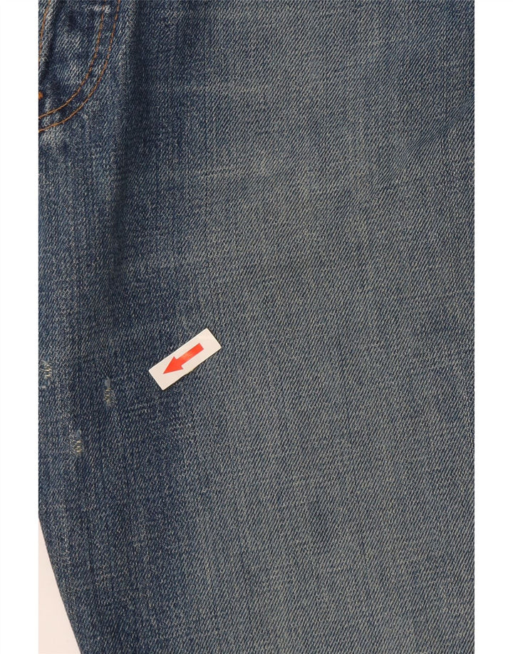 Blugi drepți distressed 501 Levi's pentru bărbați L27 L32 Bumbac albastru