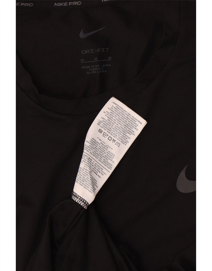 Vesta Nike Dri Fit pentru bărbați, poliester mediu negru