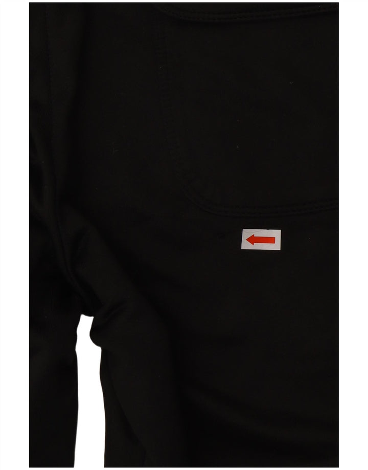 Pantaloni scurti sport Bermude NIKE pentru femei US 4/6 Poliester negru mic