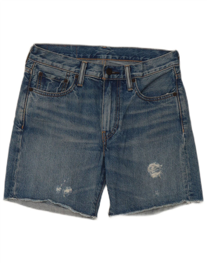 Pantaloni scurți Levi's 505 Denim W27 Small Blue Bumbac