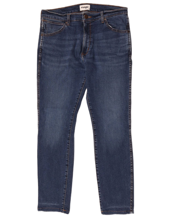 Blugi pentru bărbați Wrangler Larston Slim W33 L32 Bumbac albastru