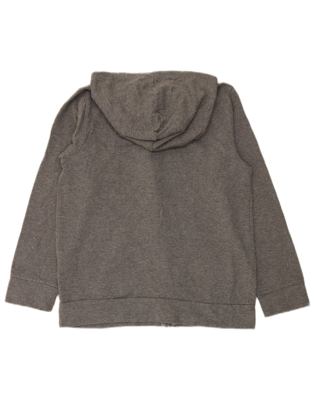 Pulover PUMA Graphic Zip Hoodie pentru băieți 12-13 ani, mare, gri bumbac