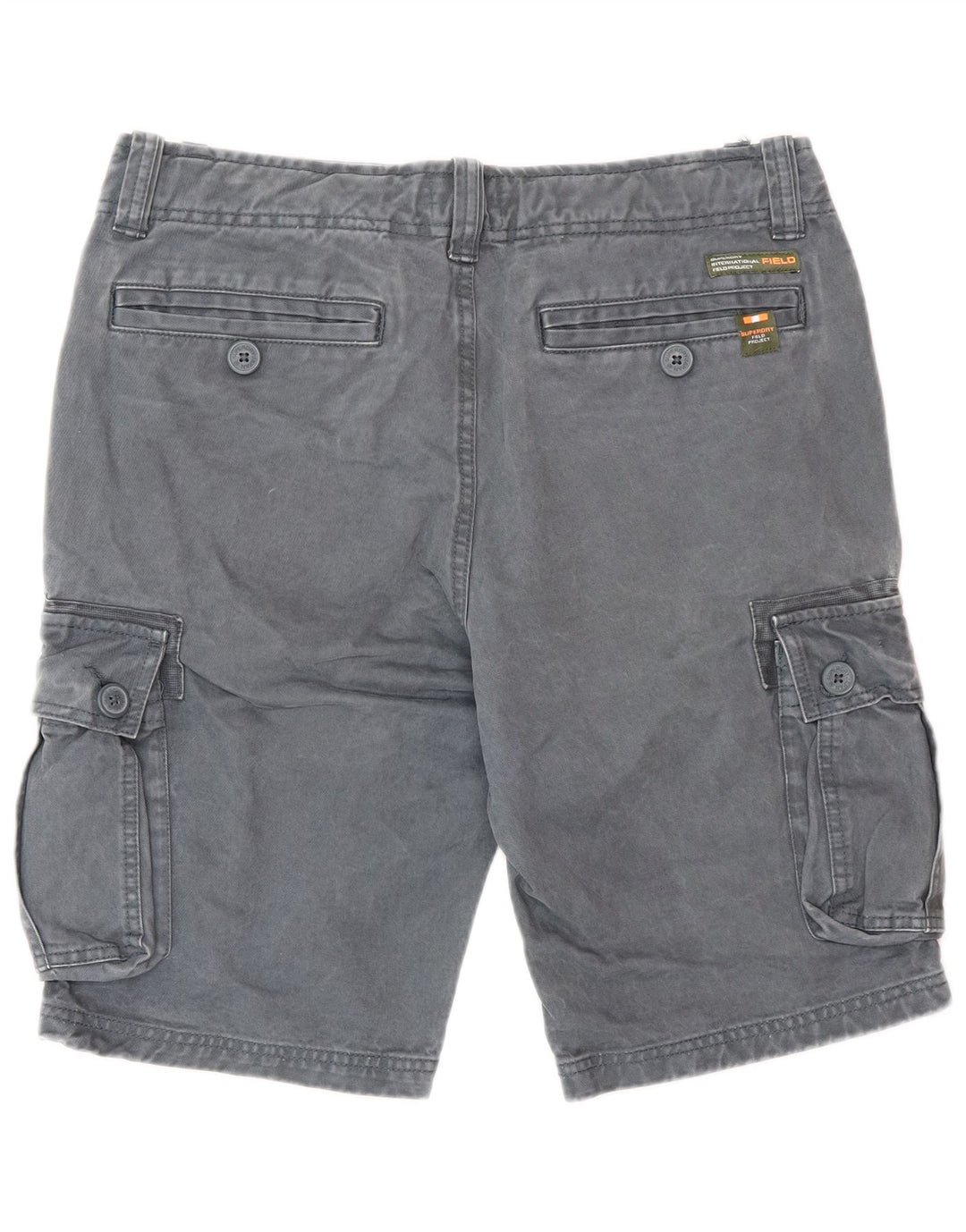 Pantaloni scurți cargo pentru bărbați SUPERDRY Medium W32, bumbac gri