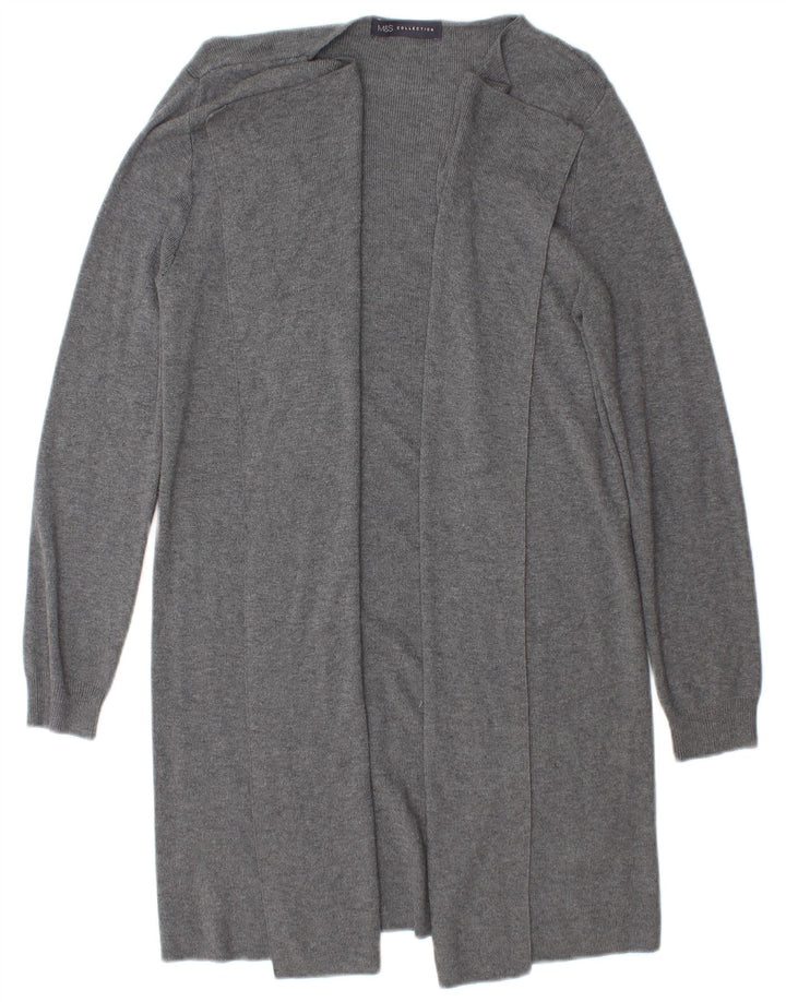 Pulover cardigan deschis pentru femei Marks & Spencer UK 10 mic gri