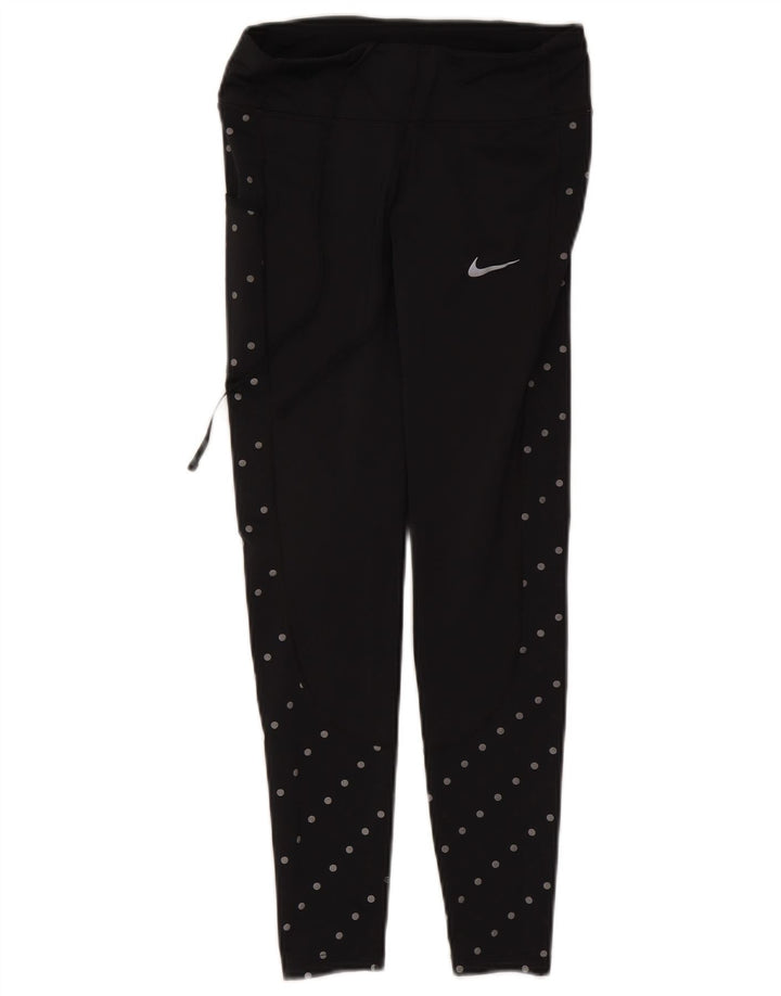 Leggings pentru femei Nike UK 8 Small Black Spot Poliester