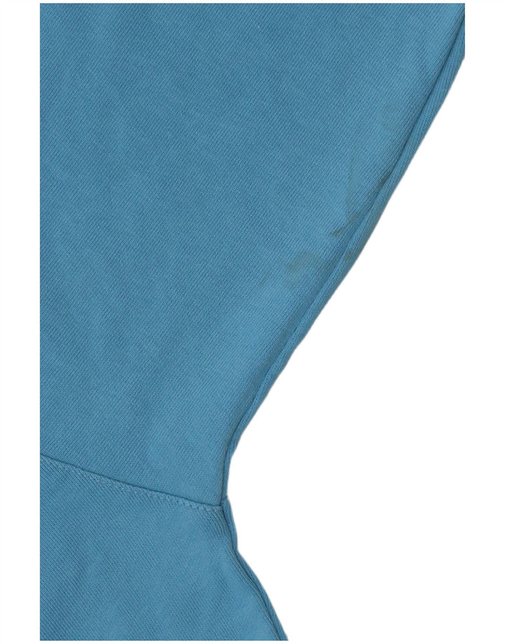 Pulover cu grafic supradimensionat ADIDAS pentru băieți 15-16 ani, bumbac albastru