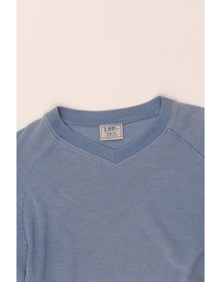 LEE Mens T-Shirt Top Medium Blue Cotton Vintage Lee and Second-Hand Lee from Messina Hembry 