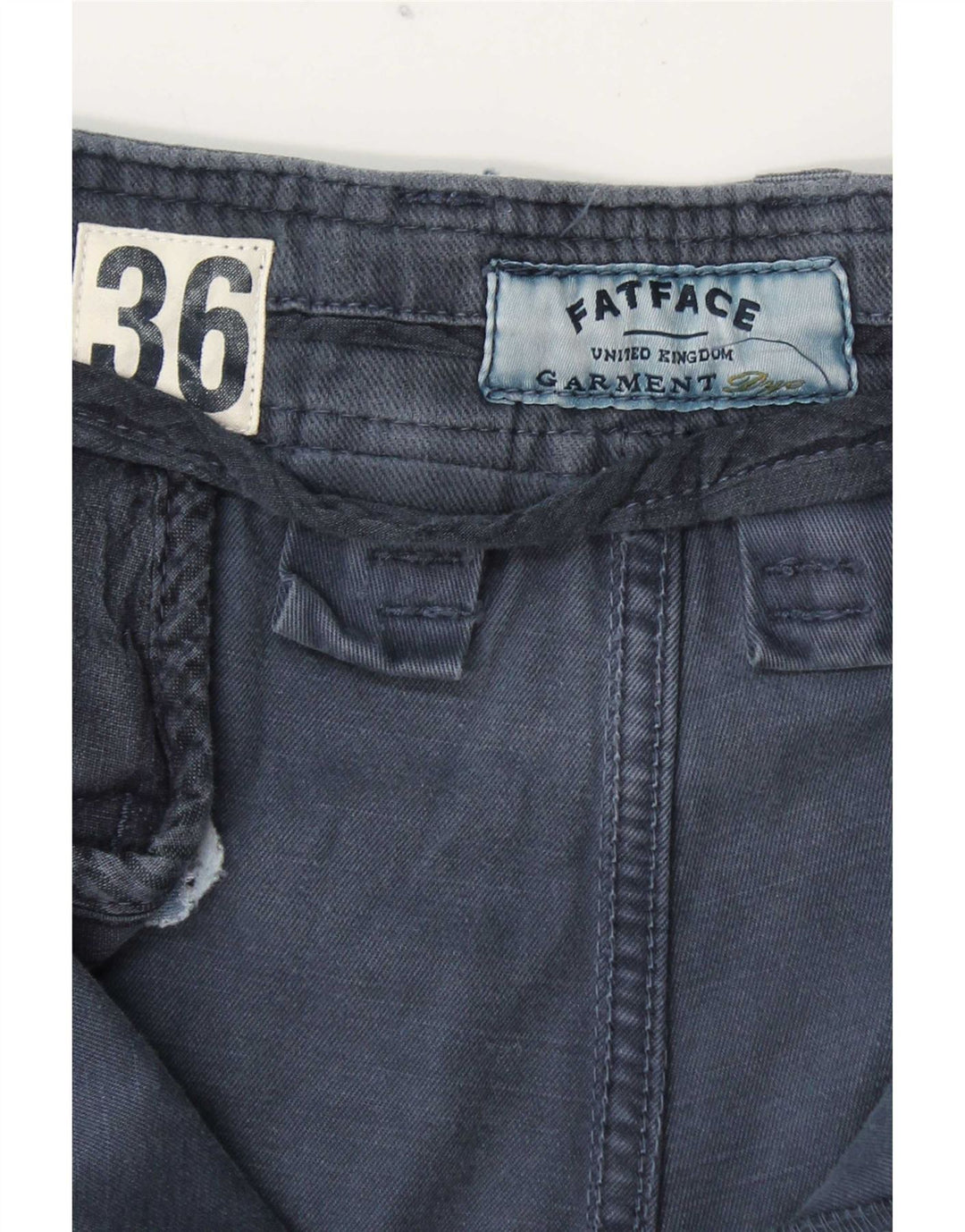 Pantaloni scurți chino pentru bărbați Fat Face W36 mari, albastru, bumbac