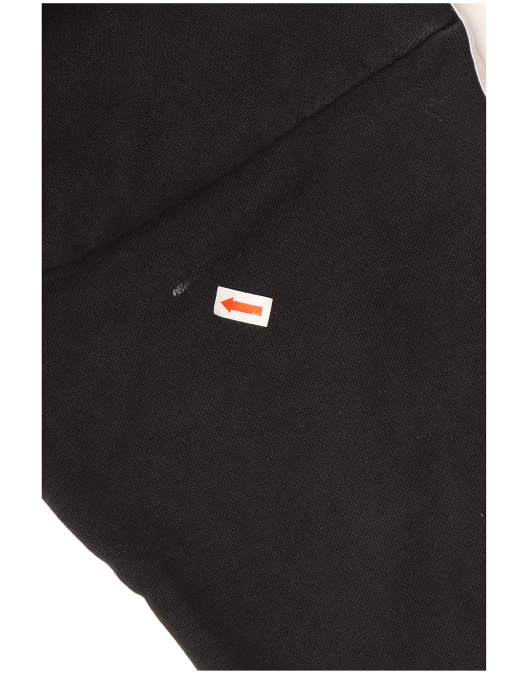 Jumper ADIDAS pentru femei, supradimensionat, cu glugă, UK 8, bumbac negru mic